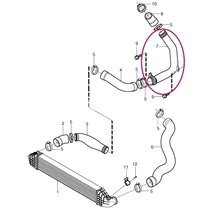 VOLVO ALKATRÉSZ : 30741211, 30776167 - Turbócső - D5