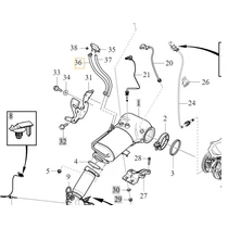 VOLVO ALKATRÉSZ : 31342413 -  Nyomásérzékelő, korom-/részecskeszűrő - B4154T-,  B4204T-, D4204T-