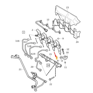 Kép 2/2 - VOLVO ALKATRÉSZ : Porlasztóhoz alsó tömítés, D4162T 31321479