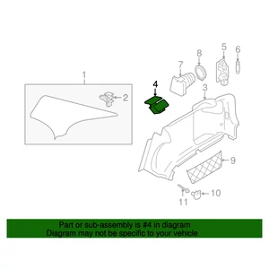 Kép 2/2 - VOLVO ALKATRÉSZ : 30715716 - Patent, csomagtér kárpithoz