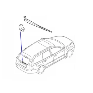 Kép 2/2 - VOLVO ALKATRÉSZ : 30784289 -  Kupak, Hátsó ablaktörlő karhoz