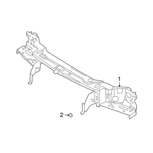 VOLVO ALKATRÉSZ : 8678173  -  Fényszóró tartó patent